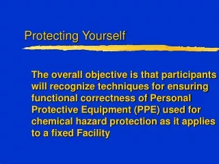 Protecting Yourself