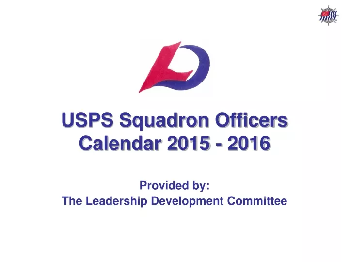 usps squadron officers calendar 2015 2016