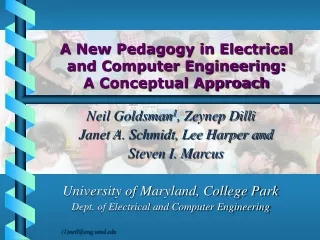 A New Pedagogy in Electrical and Computer Engineering:  A Conceptual Approach
