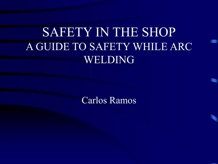 safety in the shop a guide to safety while
