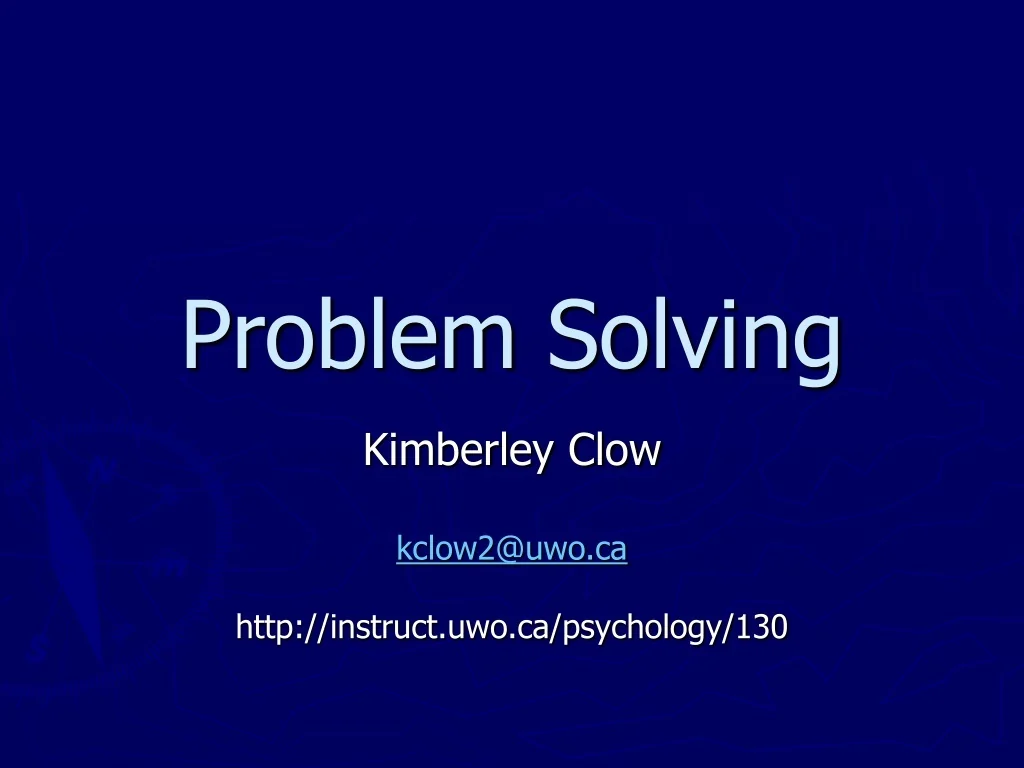 PPT - Problem Solving PowerPoint Presentation, free download - ID:9395085