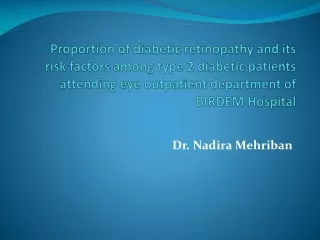 Dr. Nadira Mehriban