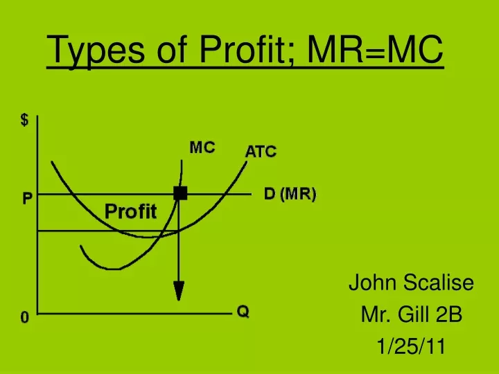 types of profit mr mc
