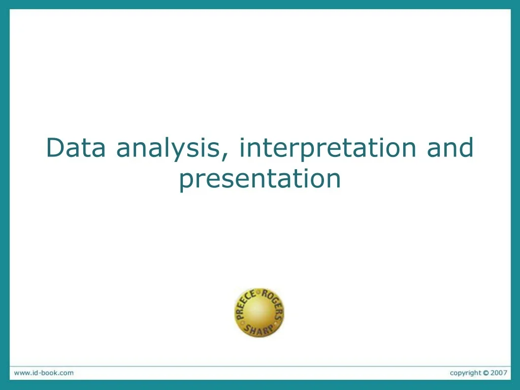 PPT - Data analysis, interpretation and presentation PowerPoint ...