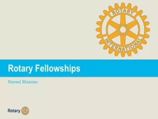 Rotary Fellowships Naomi Masuno