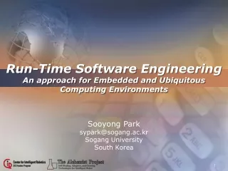 Run-Time Software Engineering   An approach for Embedded and Ubiquitous Computing Environments