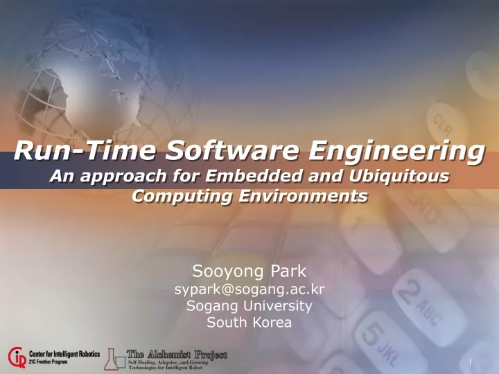 run time software engineering an approach for embedded and ubiquitous computing environments