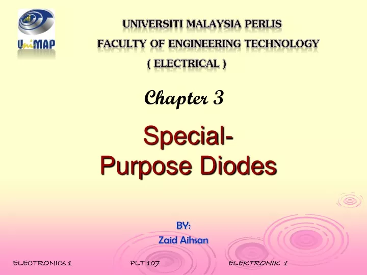 special purpose diodes