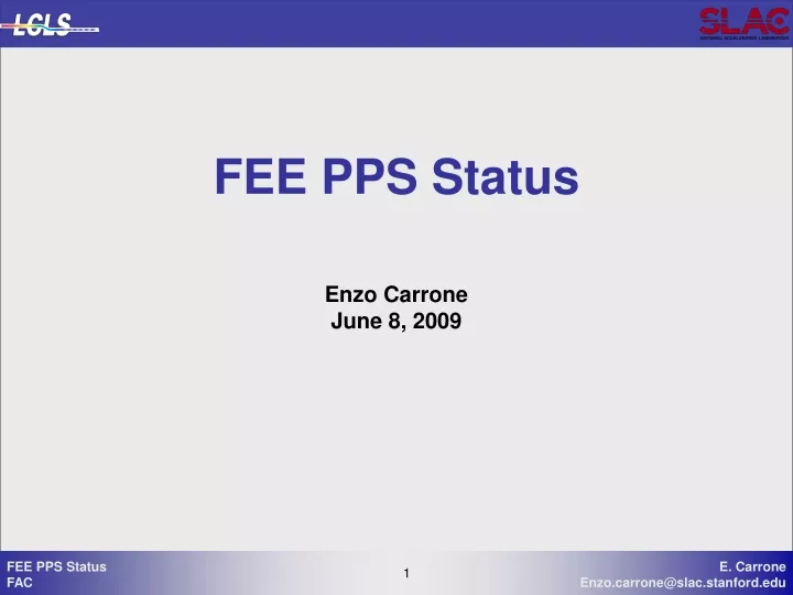 fee pps status