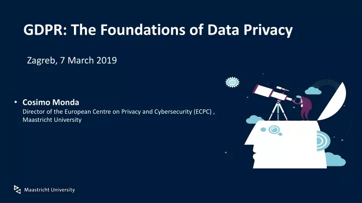 gdpr the foundations of data privacy