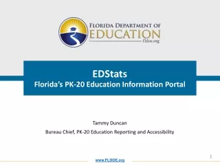 EDStats Florida’s PK-20 Education Information Portal