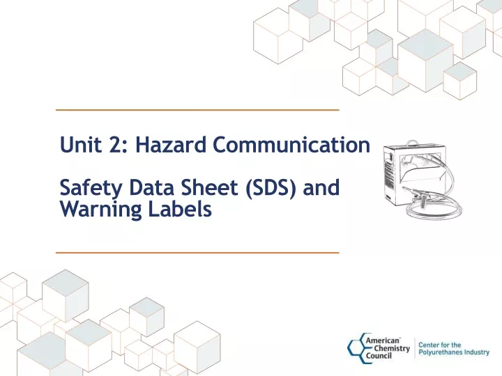 unit 2 hazard communication safety data sheet