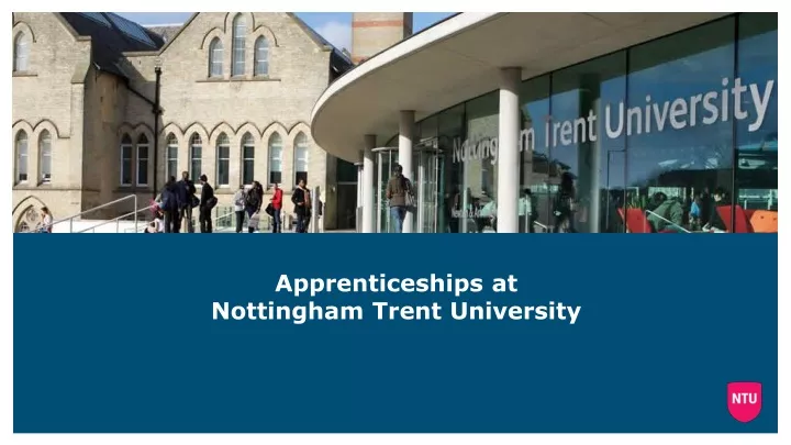 apprenticeships at nottingham trent university