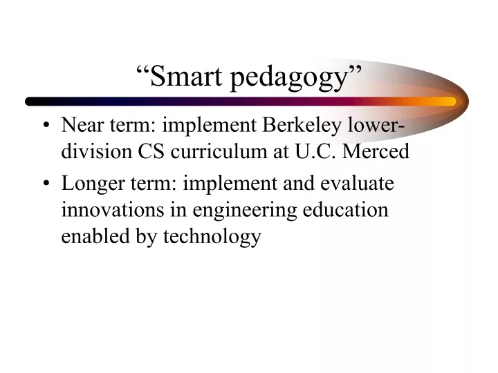 smart pedagogy