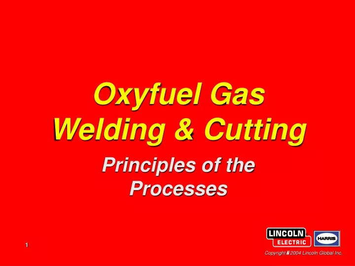 oxyfuel gas welding cutting