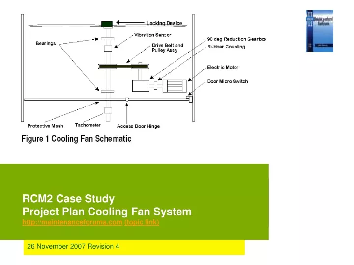 rcm2 case study project plan cooling fan system http maintenanceforums com topic link