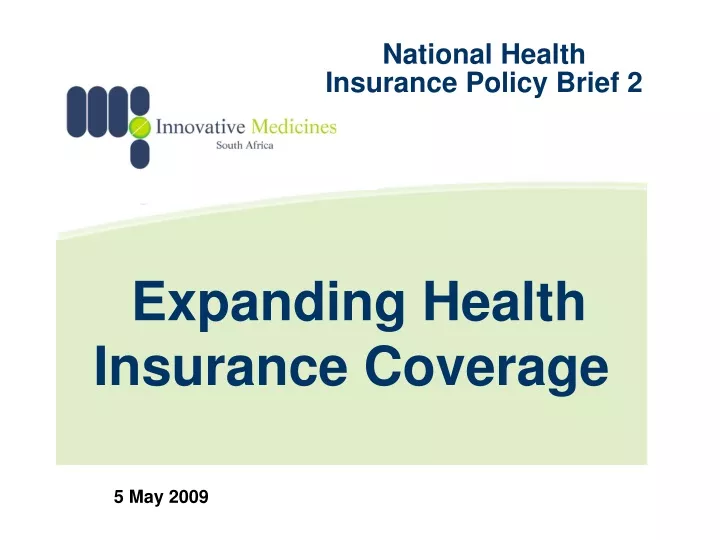 expanding health insurance coverage
