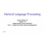 Natural Language Processing - slide 1