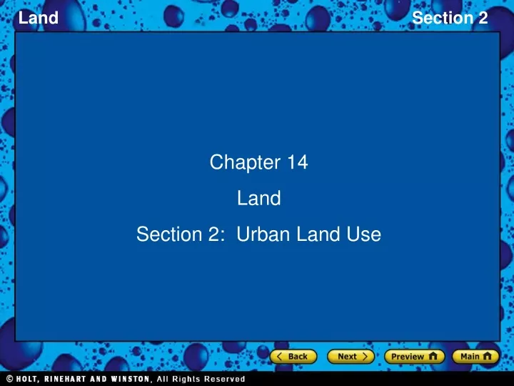 chapter 14 land section 2 urban land use