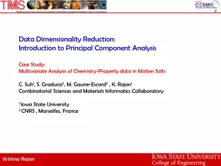 Data Dimensionality Reduction: Introduction to Principal Component Analysis Case Study: