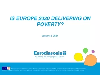 IS EUROPE 2020 DELIVERING ON POVERTY?