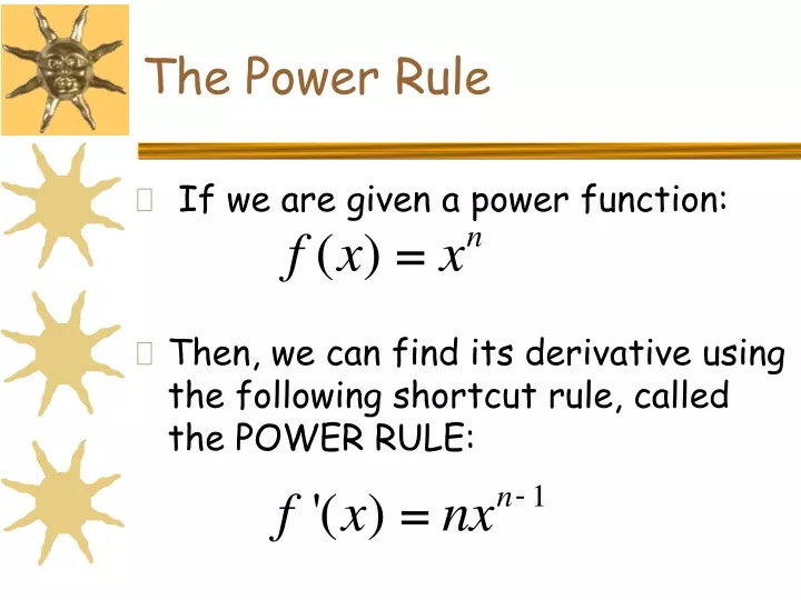 the power rule