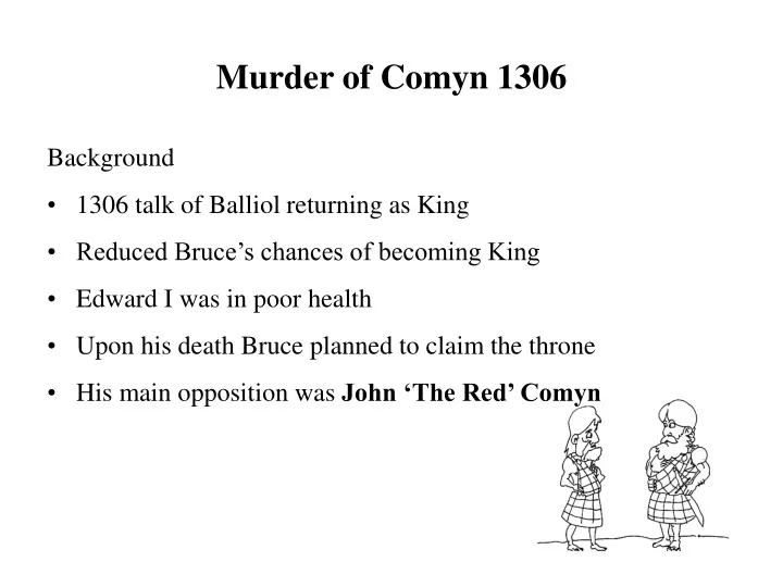 murder of comyn 1306