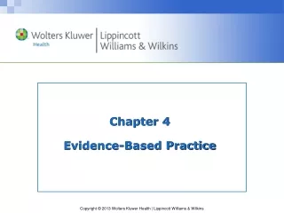 Chapter 4 Evidence-Based Practice
