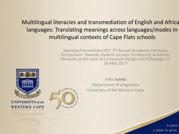 multilingual literacies and transmediation