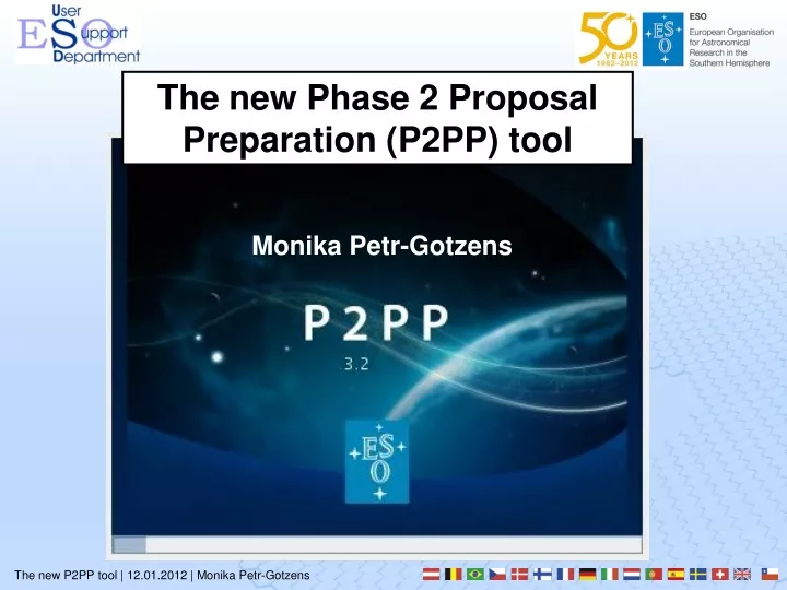 the new phase 2 proposal preparation p2pp tool