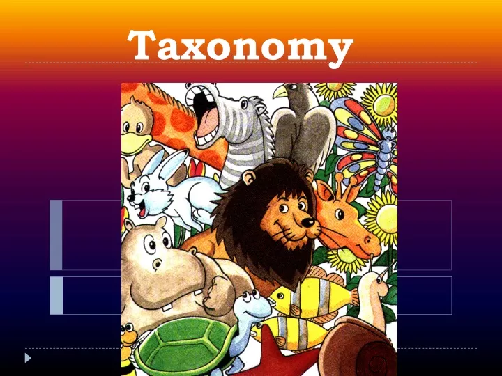 taxonomy