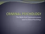 research topics related to criminal psychology