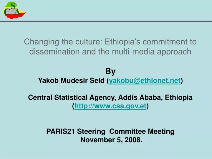 changing the culture ethiopia s commitment