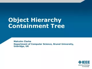 Object Hierarchy Containment Tree