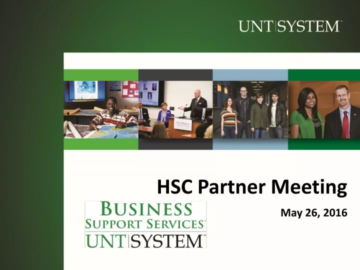 hsc partner meeting