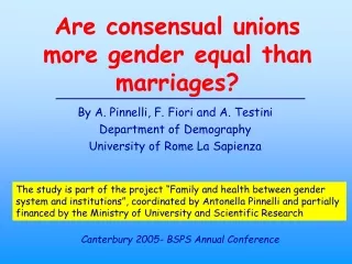 Are consensual unions more gender equal than marriages?