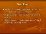 Nutrition - slide 1