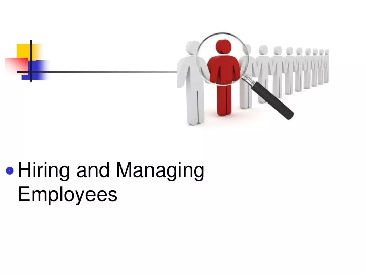 hiring and managing employees