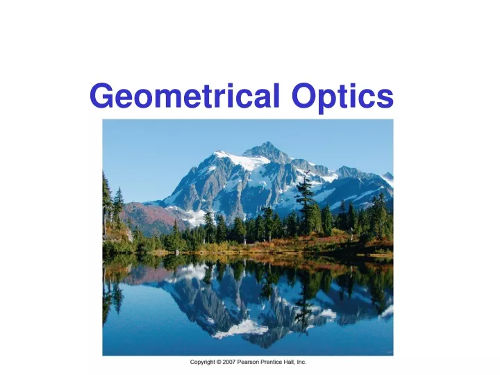 geometrical optics