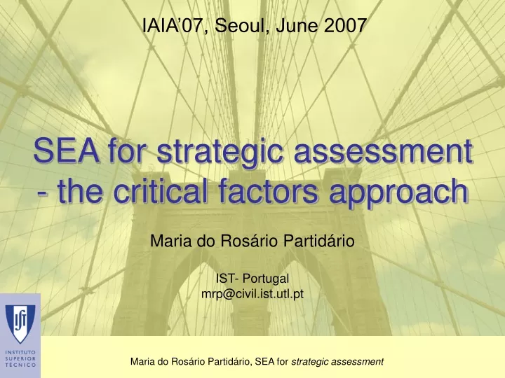 iaia 07 seoul june 2007