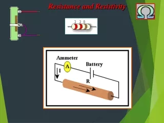 Resistance can be calculated for any object. Good conductor – low resistance