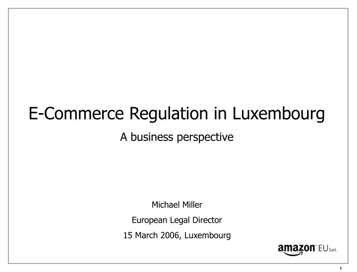 e commerce regulation in luxembourg a business