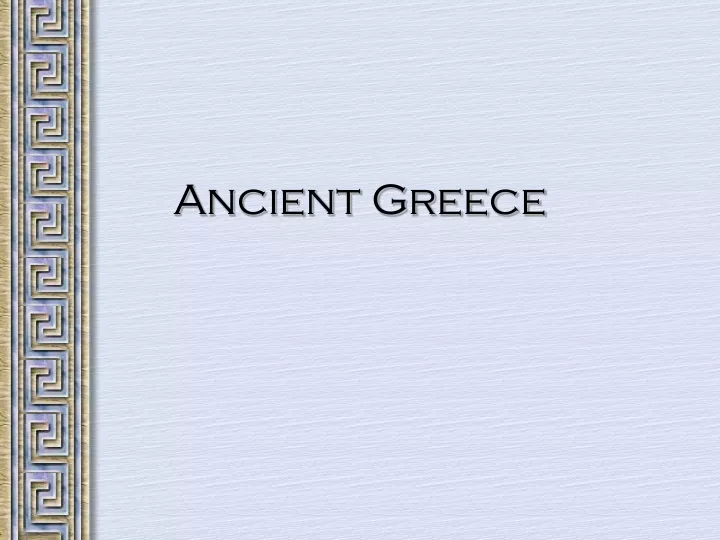 ancient greece