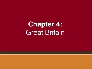 Chapter 4: Great Britain