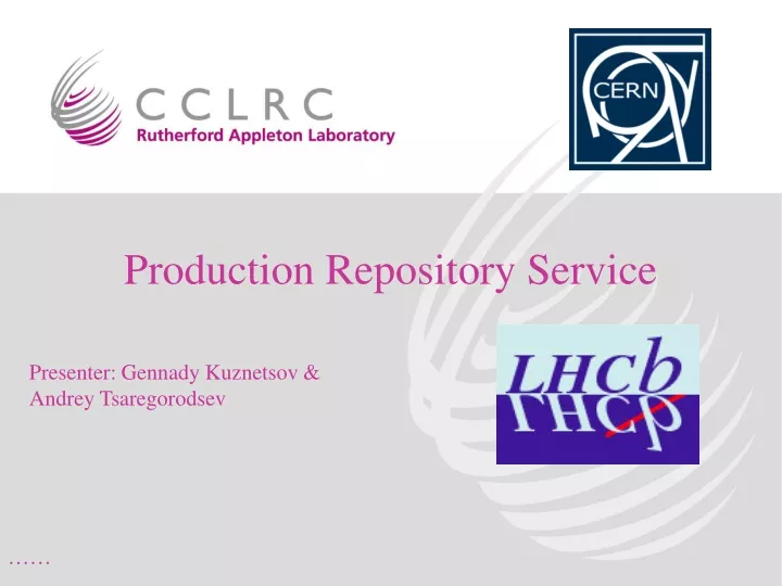 production repository service