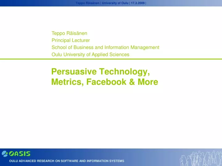 persuasive technology metrics facebook more