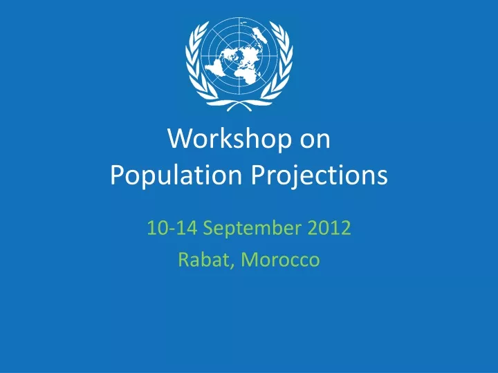 workshop on population projections