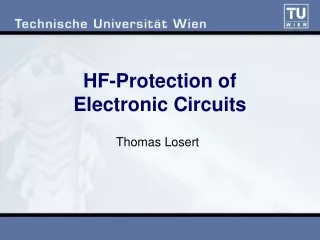 HF-Protection of Electronic Circuits