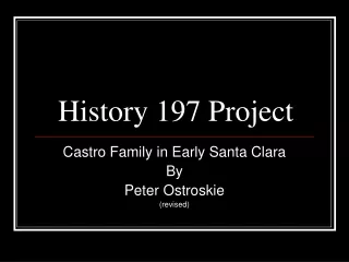 History 197 Project