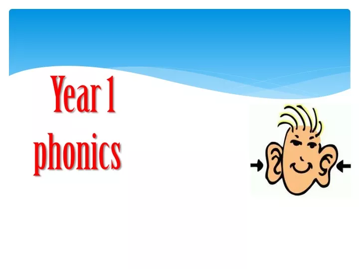 year 1 phonics